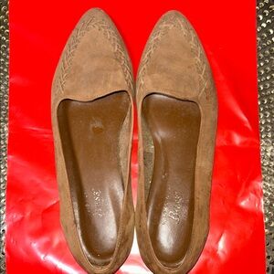 Bass Women's Tan Suede Loafers